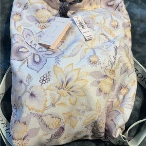 Victoria's Secret Floral Tote Bag -towel NWT